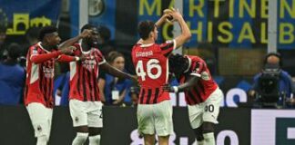 Inter-Milan 1-2, Gabbia decide il derby: vittoria rossonera