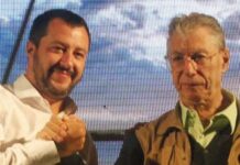 Lega, Salvini a casa di Bossi a Gemonio: “Una bella chiacchierata”
