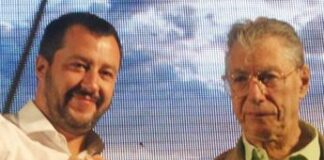 Lega, Salvini a casa di Bossi a Gemonio: “Una bella chiacchierata”