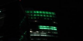 Lombardia, Belvedere sedi Regione si tingono di verde per Giornata Sla