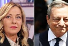 Meloni sente Draghi, incontro nei prossimi giorni a Palazzo Chigi