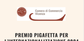 A 5 aziende vicentine il Premio Pigafetta per l’Internazionalizzazione 2024 istituito dalla Camera di Commercio di Vicenza: il bando Premio Pigafetta per l’Internazionalizzazione 2024