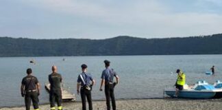Roma, due giovani scomparsi in lago Castel Gandolfo