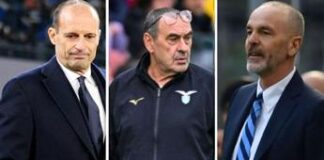 Roma, il dopo De Rossi ha tre nomi: da Allegri a Pioli e Sarri