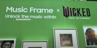 Samsung e Wicked si uniscono per creare un’esperienza audio magica su Music Frame