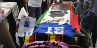 Totò Schillaci, gremita la Cattedrale di Palermo per i funerali