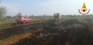 Udine, cade ultraleggero vicino al campo di volo e prende fuoco: due ustionati gravi