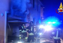 Crespadoro, principio d’incendio in una casa in ristrutturazione intervento dei vigili del fuoco a Crespadoro