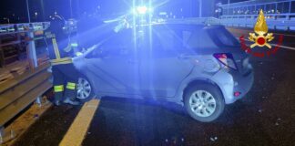 Incidenti nella notte in provincia di Vicenza, in A31 e a Montecchio Maggiore vigili del fuoco, intervento per incidente in A31