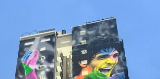 Murale dedicato a Paolo Rossi a Vicenza, anche Formaggio (FdI) sulla maglia della discordia: “Non era più giusta quella del Lane?” Murale Paolo Rossi, critiche al non biancorosso