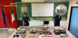 Sequestro cocaina e hashish a Padova, un arresto della Guardia di Finanza sequestro droga padova