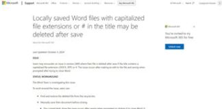 Allerta su Word: un bug cancella i file invece di salvarli
