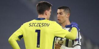 Cristiano Ronaldo e la battuta a Szczesny: “Ti sei dovuto ritirare per andare in un grande club” – Video