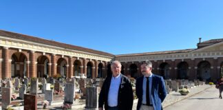 Commemorazione dei defunti: sopralluoghi nei cimiteri di Vicenza dell’assessore Nicolai e dell’amministratore unico di Amcps Guzzo  Cimiteri di Vicenza sopralluogo di Guzzo e Nicolai