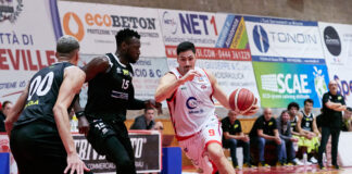 Basket B maschile, prima vittoria per Civitus Vicenza: superata in casa la Virtus Imola 67-61. Coach Ghirelli: “Grazie al pubblico, ora a Ragusa!” Federico Ucles Belmonte (Civitus Vicenza)
