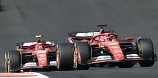 Gp Austin, doppietta Ferrari: Leclerc trionfa davanti a Sainz