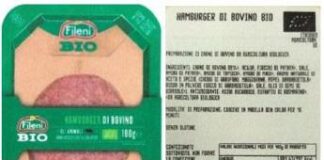 Hamburger bovino bio, alcuni lotto a marchio Fileni Bio richiamati per rischio salmonella: i lotti interessati
