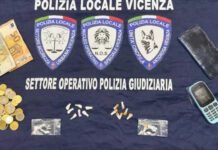 Nascondeva droga, pusher nigeriano denunciato: operazione polizia locale, Nos e Squadra Antidegrado tra Campo Marzo e piazzale Bologna Polizia locale di Vicenza: operazione anti droga
