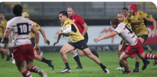 Serie A Elite: la Rangers Rugby Vicenza non riesce a fermare Viadana che vince 33-3 Rangers Rugby Vicenza, un azione col Viadana