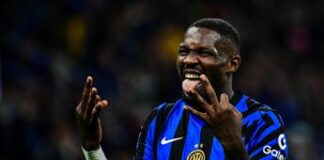 Inter-Torino 3-2, tripletta Thuram e Inzaghi sale