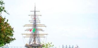 La Amerigo Vespucci lascia Singapore, 45.000 i visitatori per Nave e Villaggio Italia