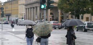Maltempo sull’Italia, oggi allerta arancione in 4 regioni