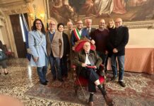 Mariano Galla (1924–2025): da oggi è là il “Signore dei librai” di Vicenza Mariano Galla festa 100 anni in Comune VIcenza