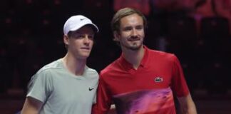 Medvedev battuto da Sinner in un’ora, guadagna 21mila dollari al minuto