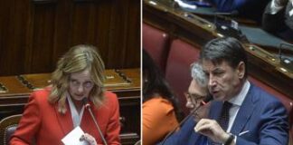 Meloni contro il M5S: “Se devo farmi spiegare le cose da voi mi dimetto”. E Conte attacca