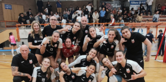 Serie B1 femminile girone C, inizio vincente per la Volksbank Vicenza Volley: espugnata Forlì 1-3 L'esultanza della Volksbank Vicenza Volley dopo la vittoria inaugurale a Forlì