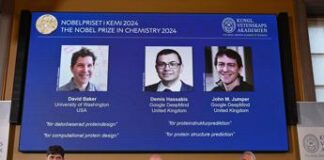 Nobel per la chimica a Baker, Hassabis e Jumper: il premio per le scoperte sulle proteine