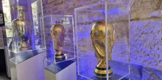 Oltre 1300 visitatori in 3 giorni per la mostra “Sfumature di azzurro”, assessore allo sport di Vicenza Zilio: «Evento grande calcio per la città» Sfumature di azzurro, i trofei della nazionale di calcio a Vicenza