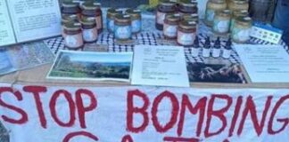 Striscione per Gaza, annullata la multa all’apicoltore di Desio