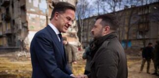 Ucraina, Rutte a sorpresa a Kiev: “Più vicina che mai alla Nato”