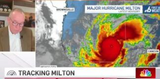 Uragano Milton, meteorologo si commuove in diretta: “Sarà orribile”