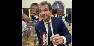C’è il vicentino Jacopo Maltauro tra “I 60 under 30 che stanno cambiando il Paese” premiati da Roma Capitale, “Giovane Roma” e “L’Espresso” Jacopo Maltauro, capogruppo della Lega a Vicenza, alla Link col premio di Roma Capitale, Giovane Roma e L'Espresso come uno dei "60 under 30 che stanno cambiando il Paese"