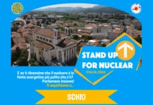 Schio, prevista tappa dell’iniziativa promozionale Stand Up for Nuclear stand up for nuclear