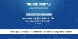Continuano il 16 ottobre gli incontri a Rimini per contrastare le frodi online Incontri a Rimini per contrastare le frodi online