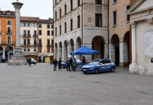 “Questo non è amore” due giorni di iniziative della Polizia di Stato di Vicenza contro la violenza di genere Questo non è amore, il punto informativo in piazza dei signori 24 novembre
