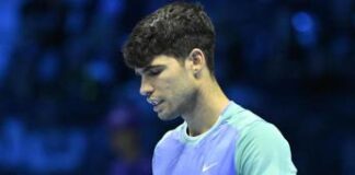Allarme Alcaraz: non si allena a Torino. Finals a rischio?