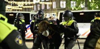 Amsterdam, nuova notte di disordini: centinaia di arresti