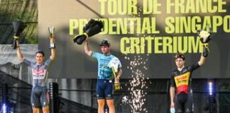 Cavendish vince l’ultima gara prima del ritiro, il britannico trionfa a Singapore