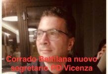 Corrado Battilana è il nuovo segretario del PD Vicenza città: eletto con 73 voti. In direzione spicca il nome di… Maurizio Franzina Corrado Battilana, il nuovo segretario del PD Vicenza città