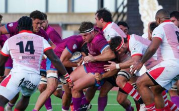 Rangers Rugby Vicenza sconfitti 32-17 a Roma dalle Fiamme Oro nella quinta giornata di Serie A Elite: buona reazione ma zero punti Fiamme Oro Roma - Ranger Rugby Vicenza, una fase di gioco (Foto di Paolo Cerino rugbychepassione.com)