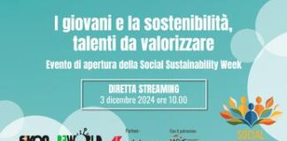 I giovani e la sostenibilità, talenti da valorizzare – Diretta il 3 dicembre dalle 10
