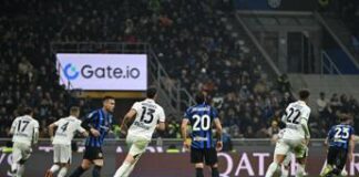 Inter-Napoli 1-1, gli azzurri restano in vetta