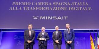 Minsait premiata dalla Camera di commercio di Spagna come azienda dell’anno