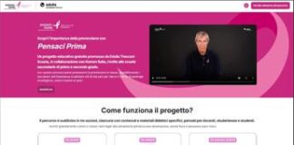 Prevenzione a scuola, progetto digitale ‘Pensaci prima’ di Komen Italia-Treccani