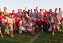 Coppa Italia, Rangers Rugby Vicenza domina a Parma: 35-7 all’Accademia FIR Rangers Rugby Vicenza vince ed esulta (Foto Alex Zonta)
