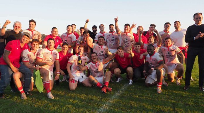 Coppa Italia, Rangers Rugby Vicenza domina a Parma: 35-7 all’Accademia FIR Rangers Rugby Vicenza vince ed esulta (Foto Alex Zonta)